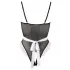 Cottelli - Body fantasia empregada sexy - renda preta - XL