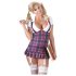 Cottelli - Vestido colegial xadrez - XL
