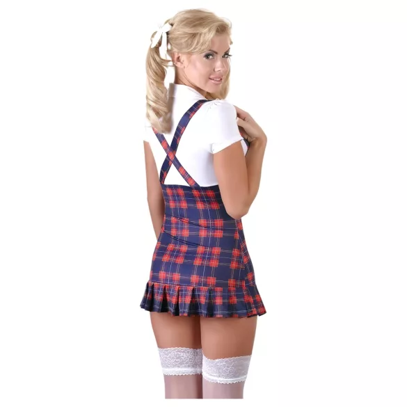 Cottelli - Conjunto de estudante aos quadrados, fantasia sexy - XL