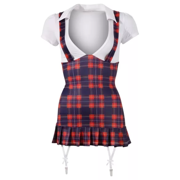 Cottelli - Conjunto de estudante aos quadrados, fantasia sexy - XL