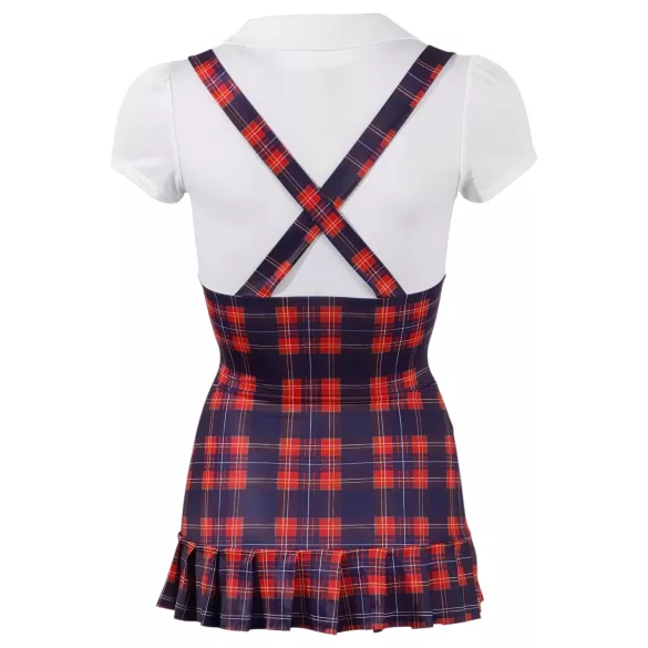 Cottelli - Conjunto de estudante aos quadrados, fantasia sexy - XL