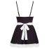 Cottelli - traje de empregada com avental (preto e branco) - XL