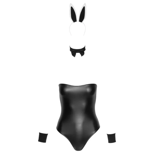 Cottelli Bunny - fantasia coelhinha sexy brilhante - conjunto 5 peças