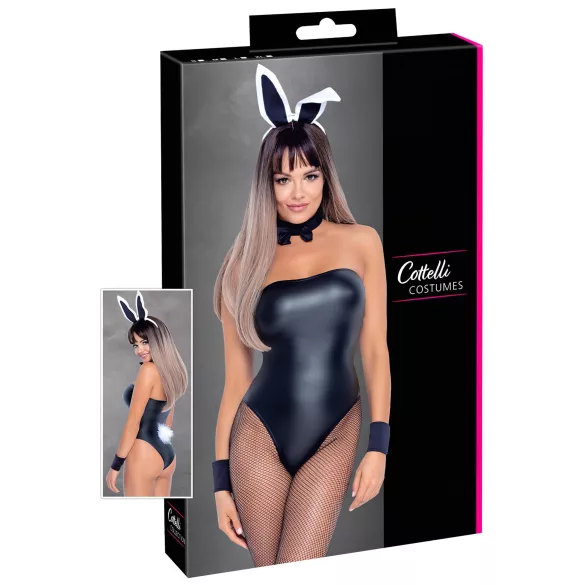 Cottelli Bunny - fantasia coelhinha sexy brilhante - conjunto 5 peças - M
