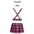 Cottelli - Conjunto colegial xadrez (rosa) - M