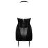 Cottelli - vestido de dominadora com chicote (preto) - M