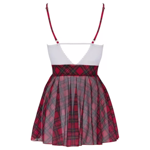 Cottelli - fantasia colegial sexy - vermelho e branco