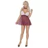 Cottelli - fantasia colegial sexy - vermelho e branco - XL