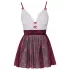 Cottelli - fantasia colegial sexy - vermelho e branco - XL