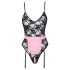 Cottelli - fantasia sexy empregada (preto-rosa)
