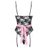 Cottelli - fantasia sexy empregada (preto-rosa)