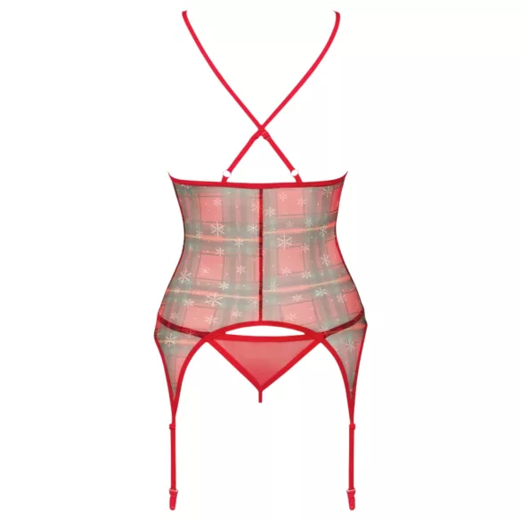Obsessive Jollymore - conjunto de lingerie natalino