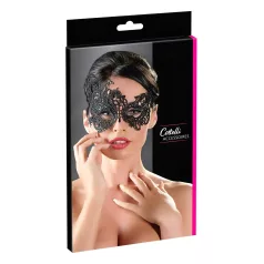 Cottelli - máscara bordada assimétrica - preto