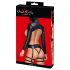 Bad Kitty - Conjunto de Lingerie BDSM (preto)