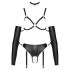 Bad Kitty - Conjunto de Bondage para o Corpo (Preto)