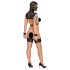 Bad Kitty - Conjunto BDSM de Renda (Preto)