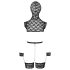 Bad Kitty - Conjunto BDSM de Renda (Preto) - L