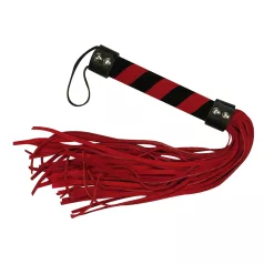 Bad Kitty - chicote de couro sintético macio - vermelho