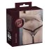 Fetiche - Tanga preta com tachas e correntes (S-L)