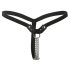 Fetiche - Tanga preta com tachas e correntes (S-L)
