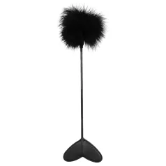 Chicote e pluma dupla função - preto
