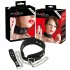 Bad Kitty - coleira e guia de silicone - preto