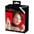 Bad Kitty - coleira e guia de silicone - preto