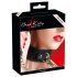 Bad Kitty - colar e trela de silicone (preto)