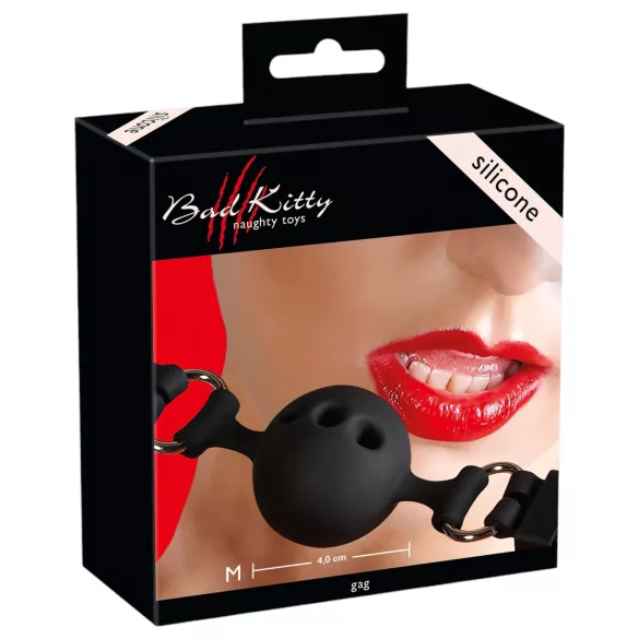 Bad Kitty - mordedor de silicone médio - preto