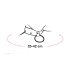 Bad Kitty - Gargantilha com Strass (Preta)