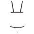 Bad Kitty - Body c/ tachas - preto (S-L)