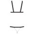 Bad Kitty - Body c/ tachas - preto (S-L)