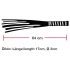 Bad Kitty - Chicote & Dildo Transparente-Preto