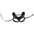 Máscara Gato com Strass - Preto (S-L)