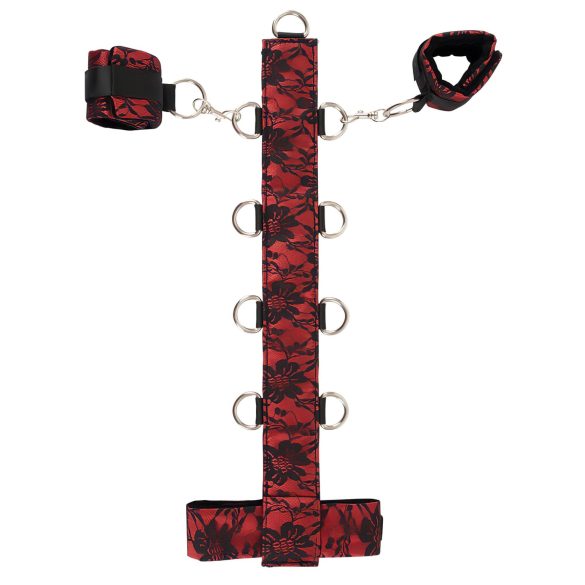 Bad Kitty - conjunto de amarras vermelho e preto para pescoço