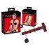 Bad Kitty - conjunto de amarras vermelho e preto para pescoço
