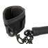 Fetiche - Conjunto de Barra de Amarração em Couro Sintético (6 peças) - Preto