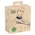 Vegan Fetish - coleira e guia com tachas (preta)