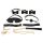 Bad Kitty – Kit Bondage 7 Peças (Preto-Dourado)