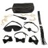 Bad Kitty – Kit Bondage 7 Peças (Preto-Dourado)