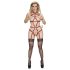 Harness corporal completo Bad Kitty (vermelho) - L/XL