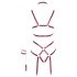 Harness corporal completo Bad Kitty (vermelho) - L/XL