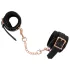 Bad Kitty - algemas com corrente - preto e rose gold