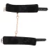 Bad Kitty - algemas com corrente - preto e rose gold