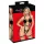 Bad Kitty - body de tiras aberto - preto