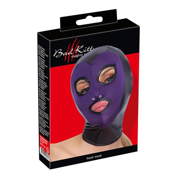 Máscara Brilhante de Fetiche - Roxo/Preto