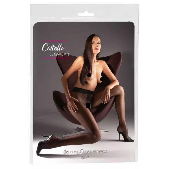 Cottelli - Meia-calça sensual em cetim - M