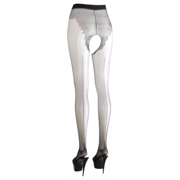Cottelli - Meia calça sexy listrada - 4/L