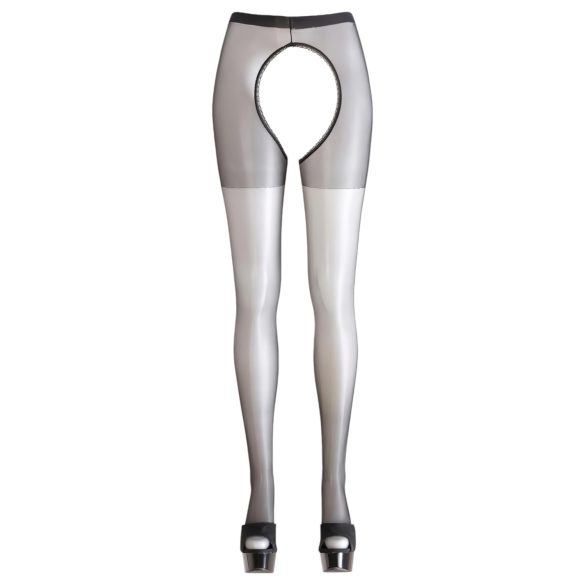 Cottelli - Meia-calça preta sexy - L/XL