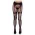 Cottelli Legwear - Meias abertas pretas (S-L)